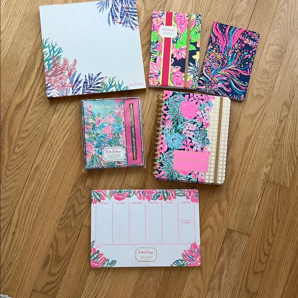 Lilly Pulitzer Colorful Home Office Set - Picture 1 of 16